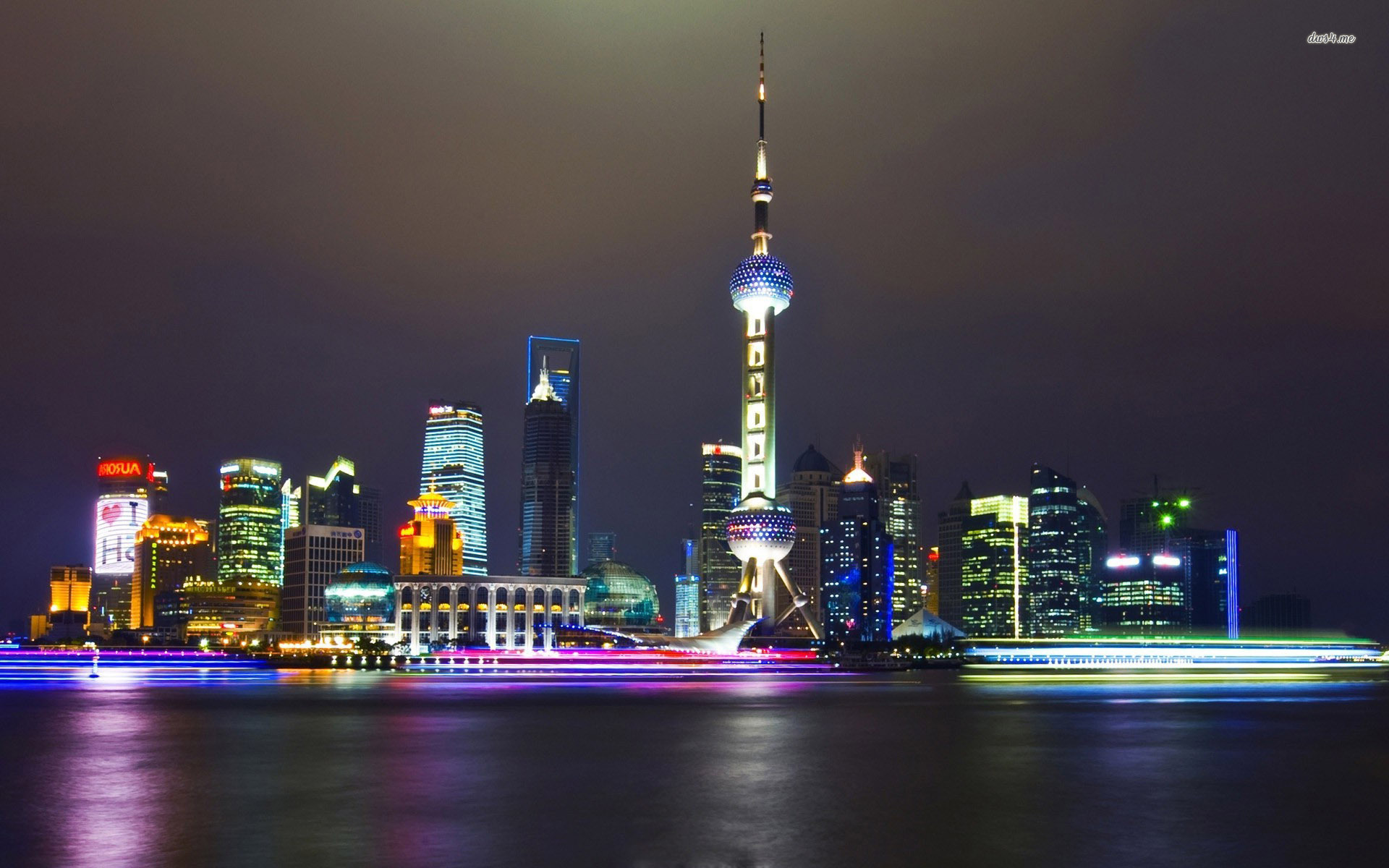Shanghai Skyline Wallpaper World