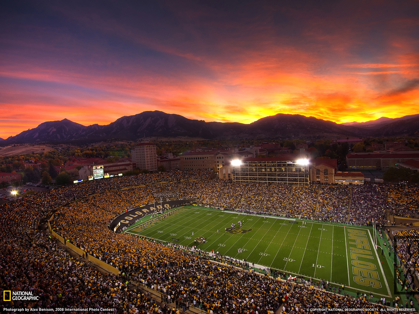 Football Stadium Photo Colorado Wallpaper   National Geographic Photo