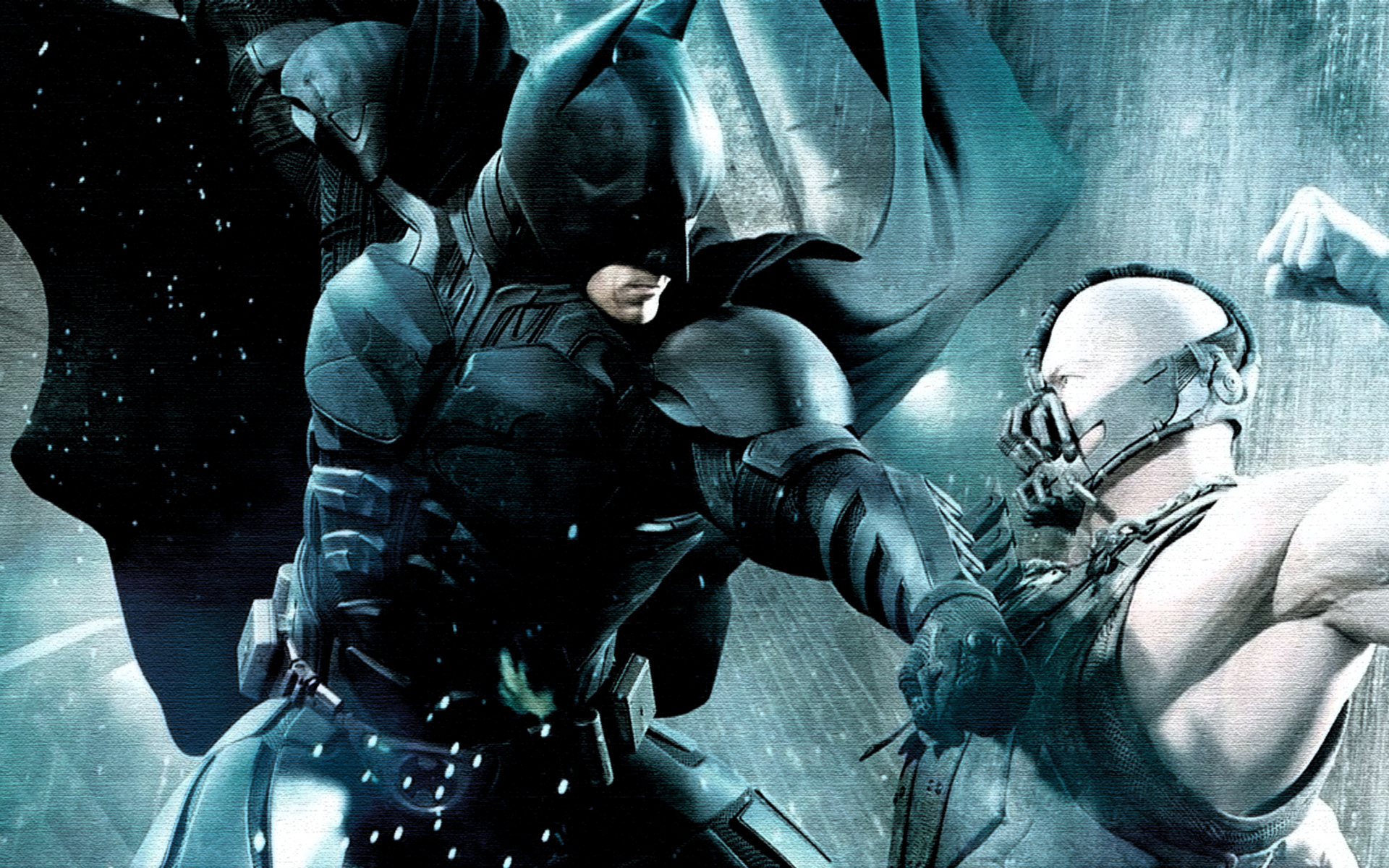 Movies Attractive Batman Bane Fight Desktop Hits Image