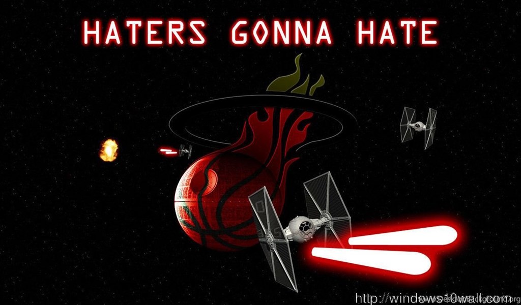 Miami Heat Haters Background Wallpaper Windows