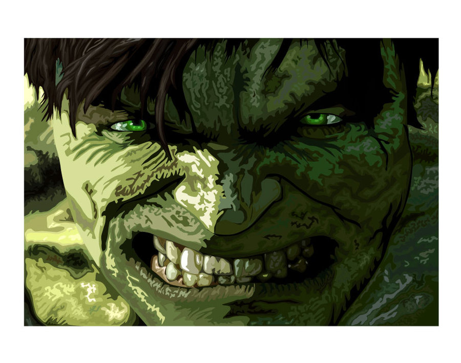 Incredible Hulk Face Vector The By