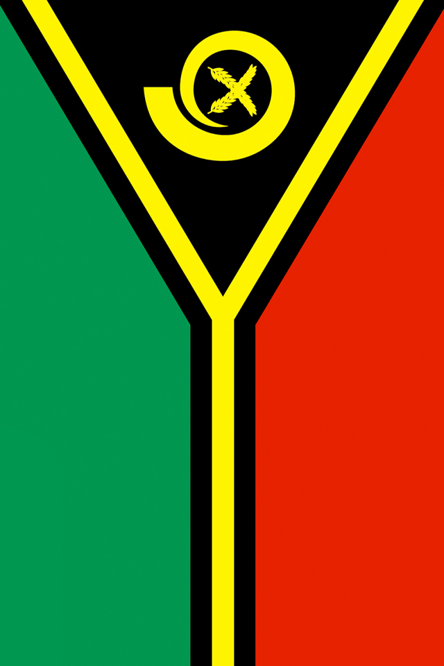 Vanuatu Flag iPhone Wallpaper HD