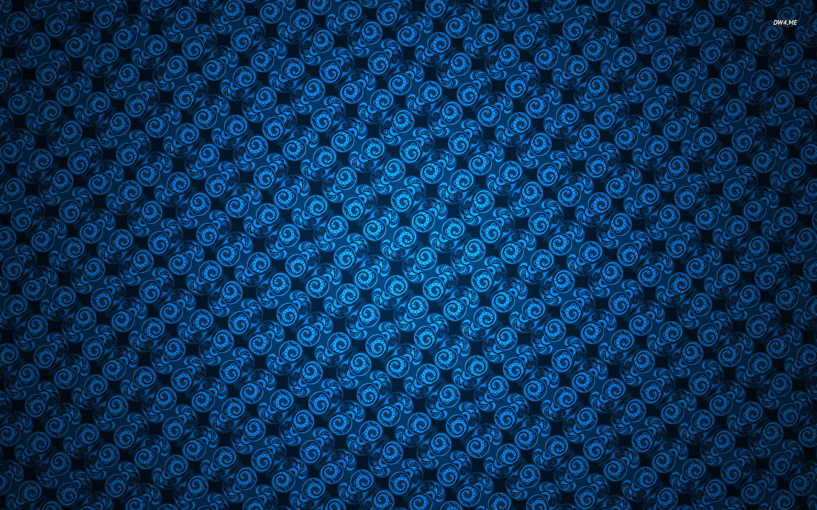 Blue Swirl Pattern Wallpaper