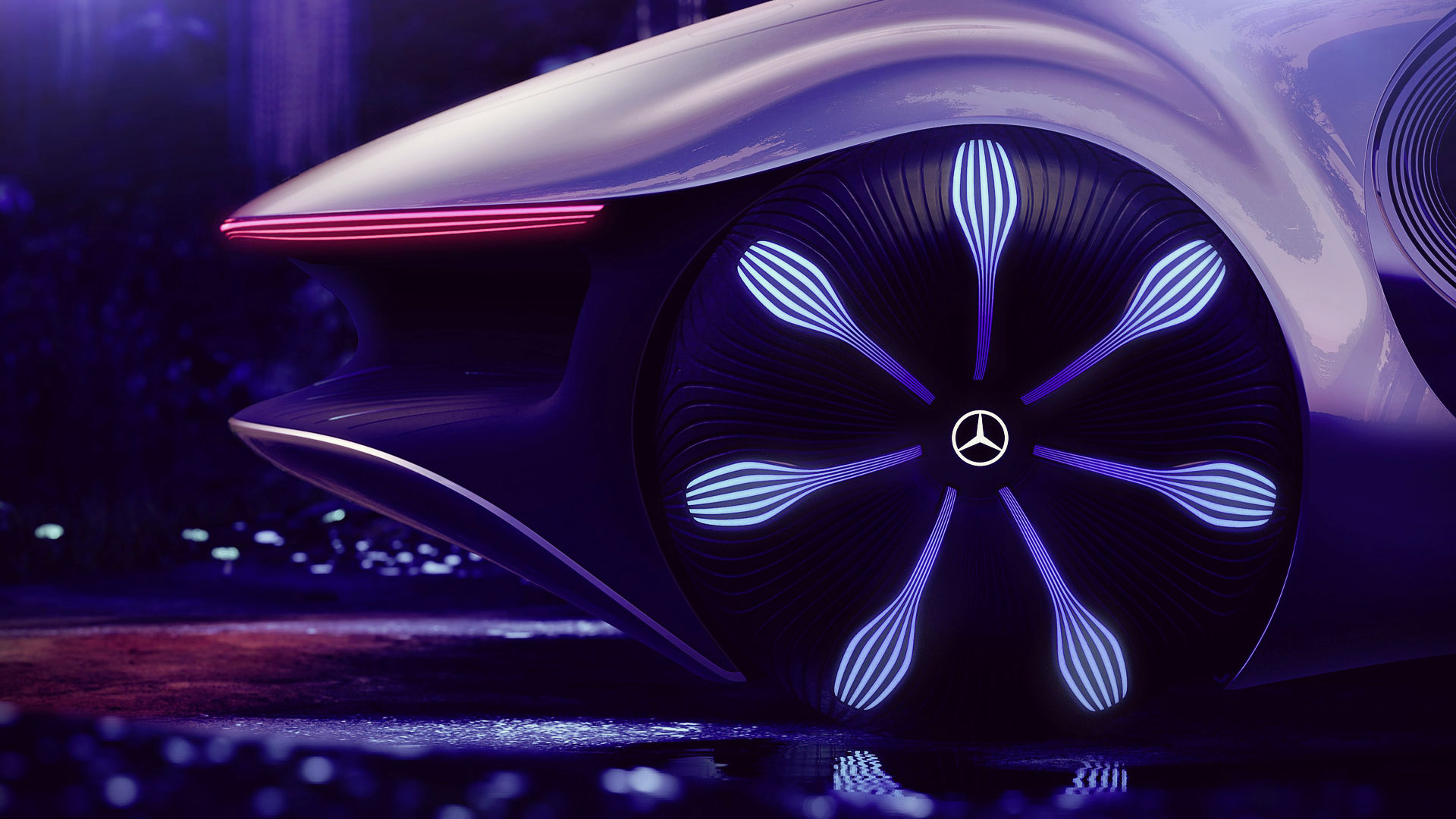 Mercedes Benz Vision Avtr Concept Wheel Wallpaper