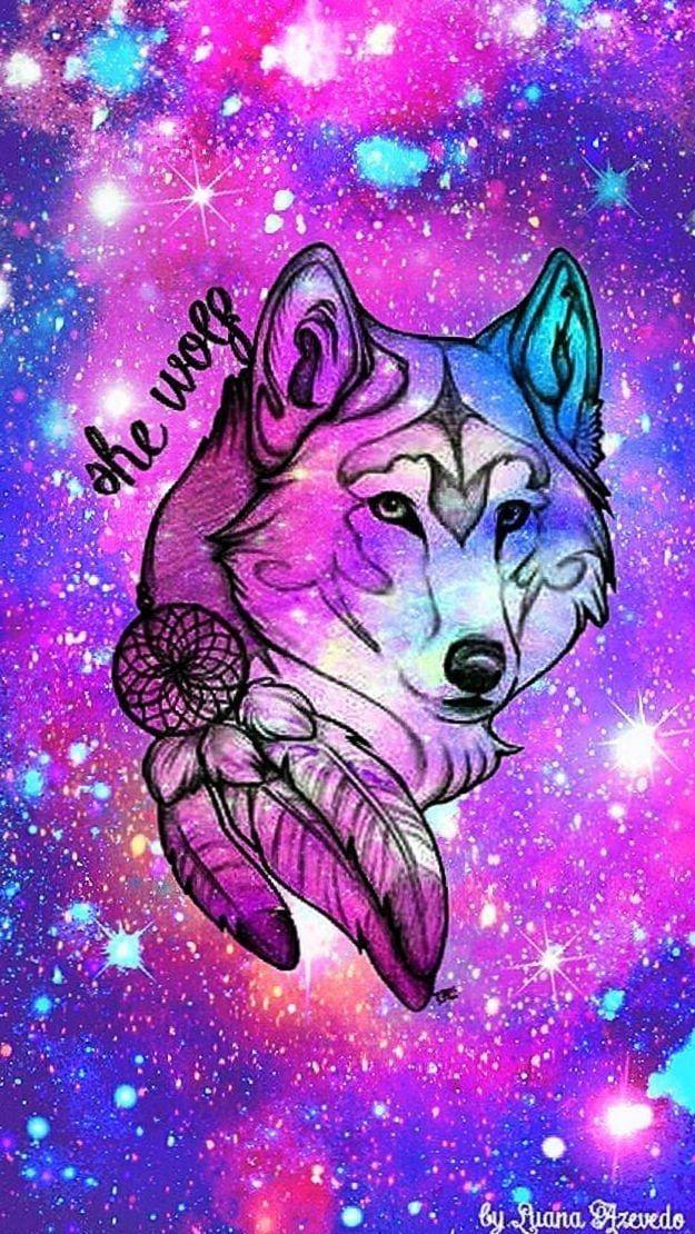 Cute Wolf Wallpaper Drawings Pretty