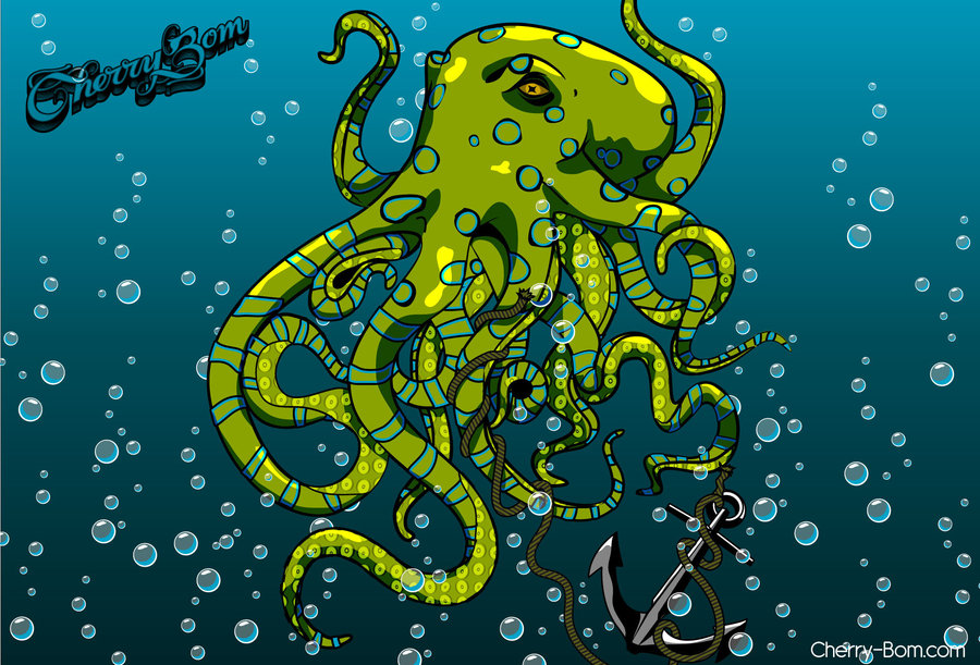 Octopus Background By Jonny Raygun