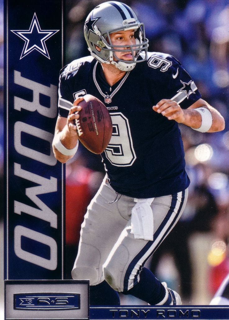 Tony Romo   Dallas Cowboys QB Cards Pinterest