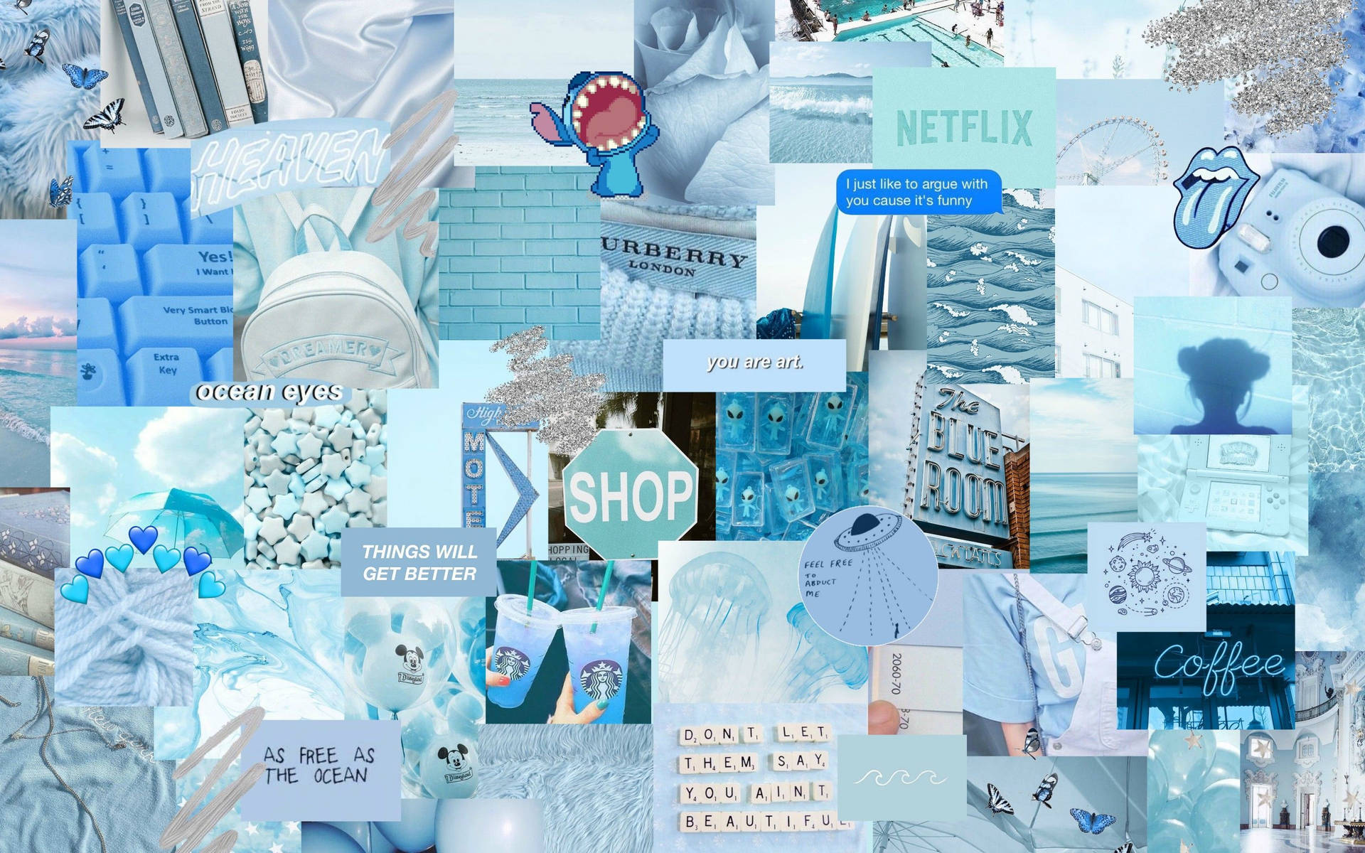 Blue Aesthetic Pc Wallpaper