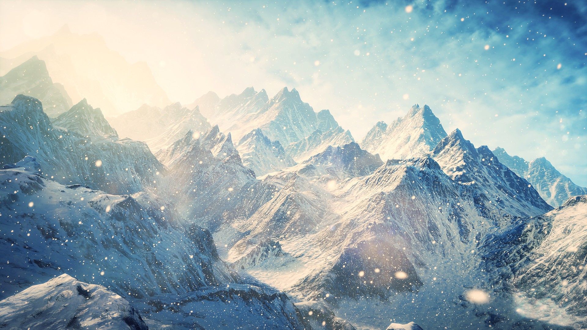 Winter Mountains With Snow HD Wallpaper FullHDWpp   Full HD 1920x1080