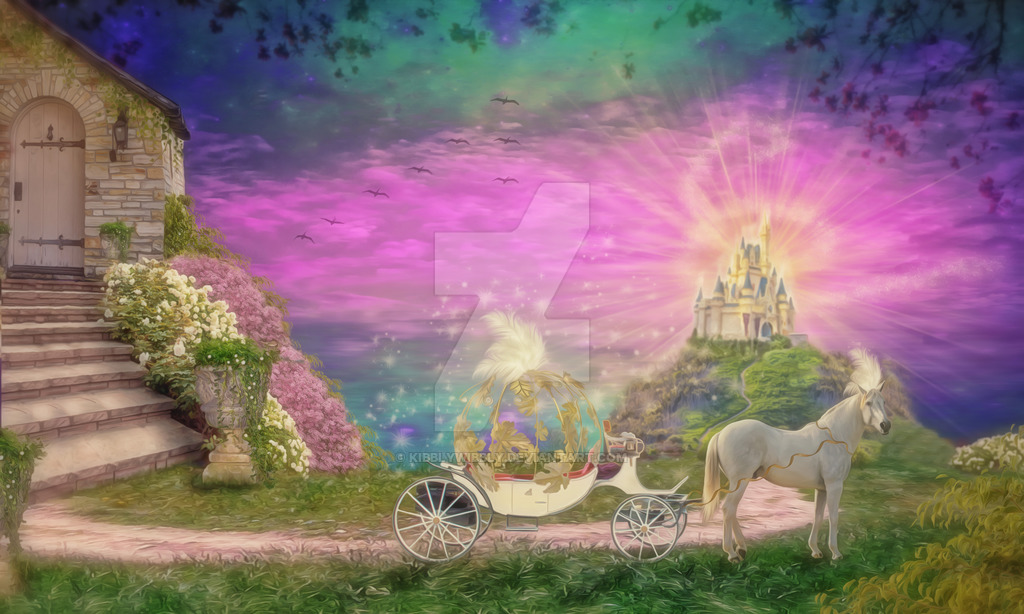 Cinderella Fairytale Background By Kibblywibbly