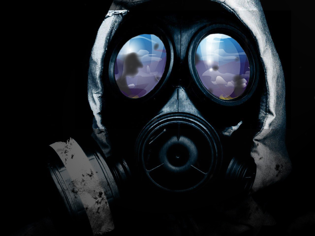 You Are Ing Gas Masks Hd Wallpaper Color Palette Tags