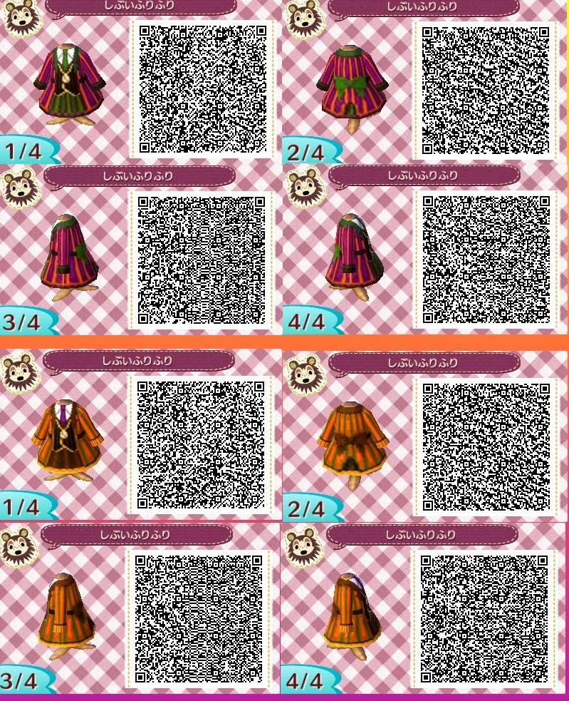 Outfits Collection Animal Crossing New Leaf Qr Codes HD Wallpaper