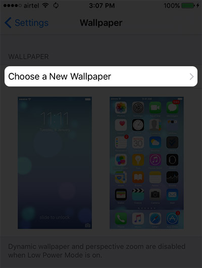 How To Set And Use Live Wallpaper On iPhone 6s Plus