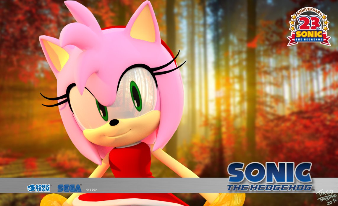 Amy Rose Wallpaper By Super Fox Layer100