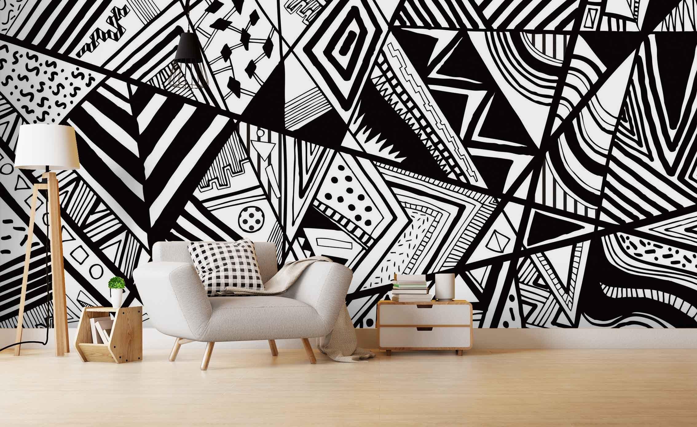 Black And White Graffiti Wallpaper