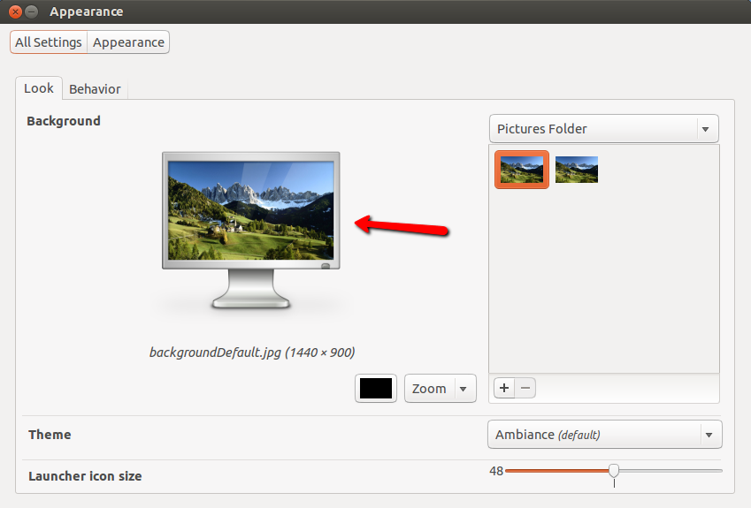 Free download is right click on the desktop and click Change Desktop