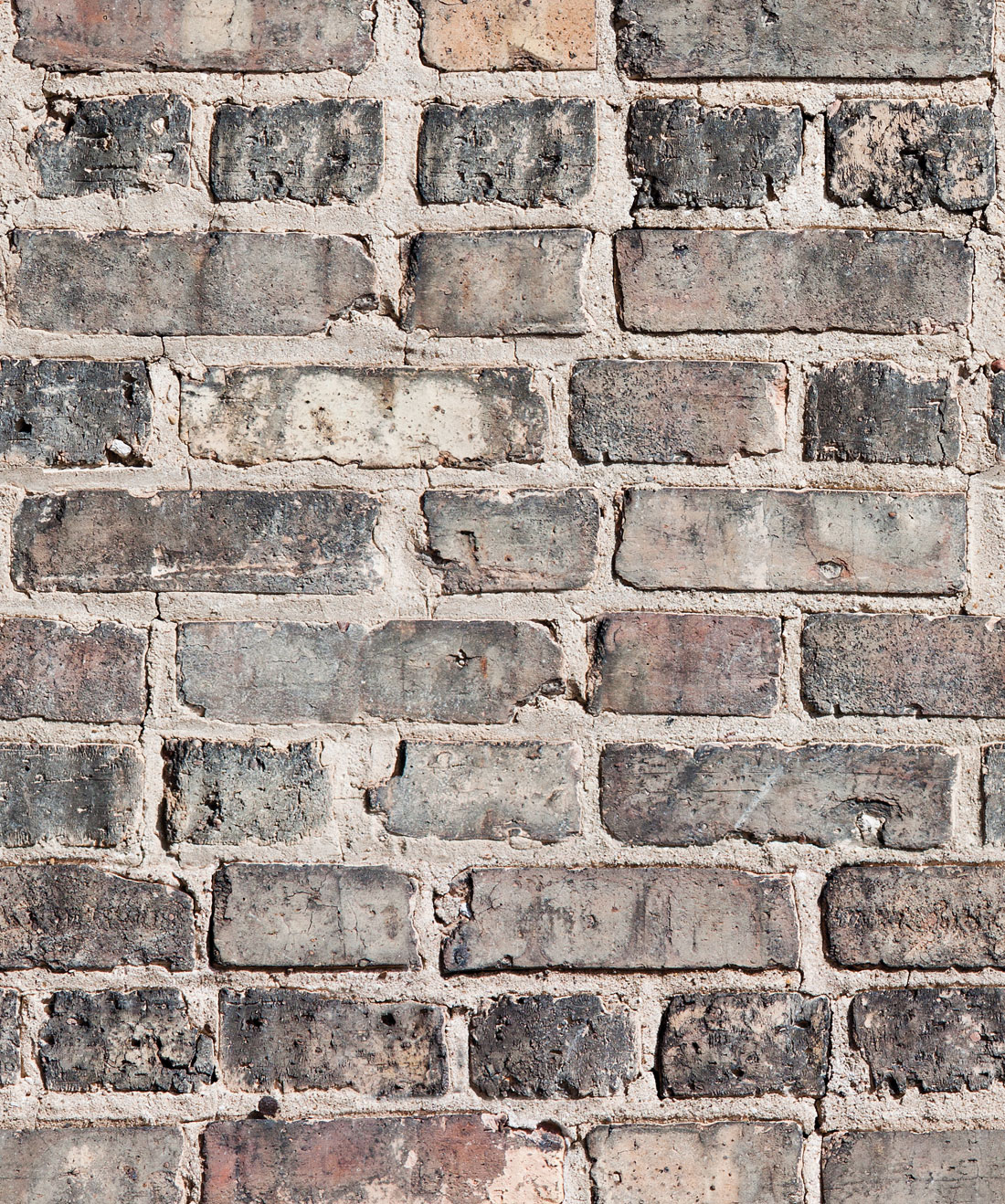 Vintage Bricks Wallpaper Realistic Authentic Milton King
