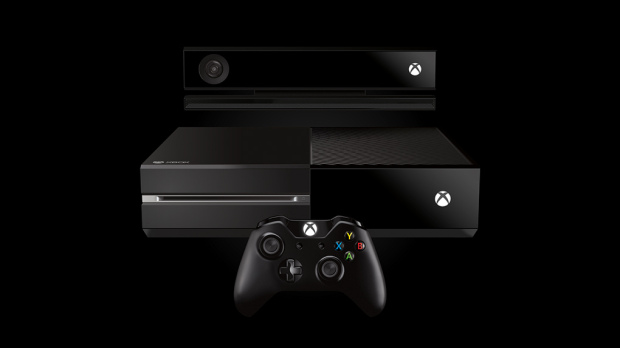 Xbox One Console Black Background