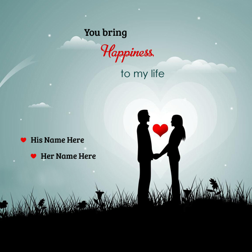 Write Your Name On Love Relationship Couple Wallpaper