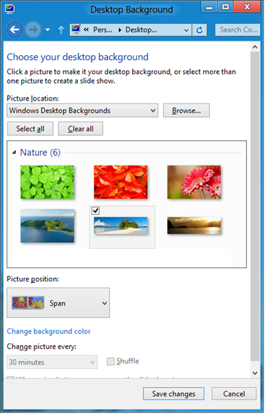 Free Windows 7 Span Wallpaper Across Multiple Monitors