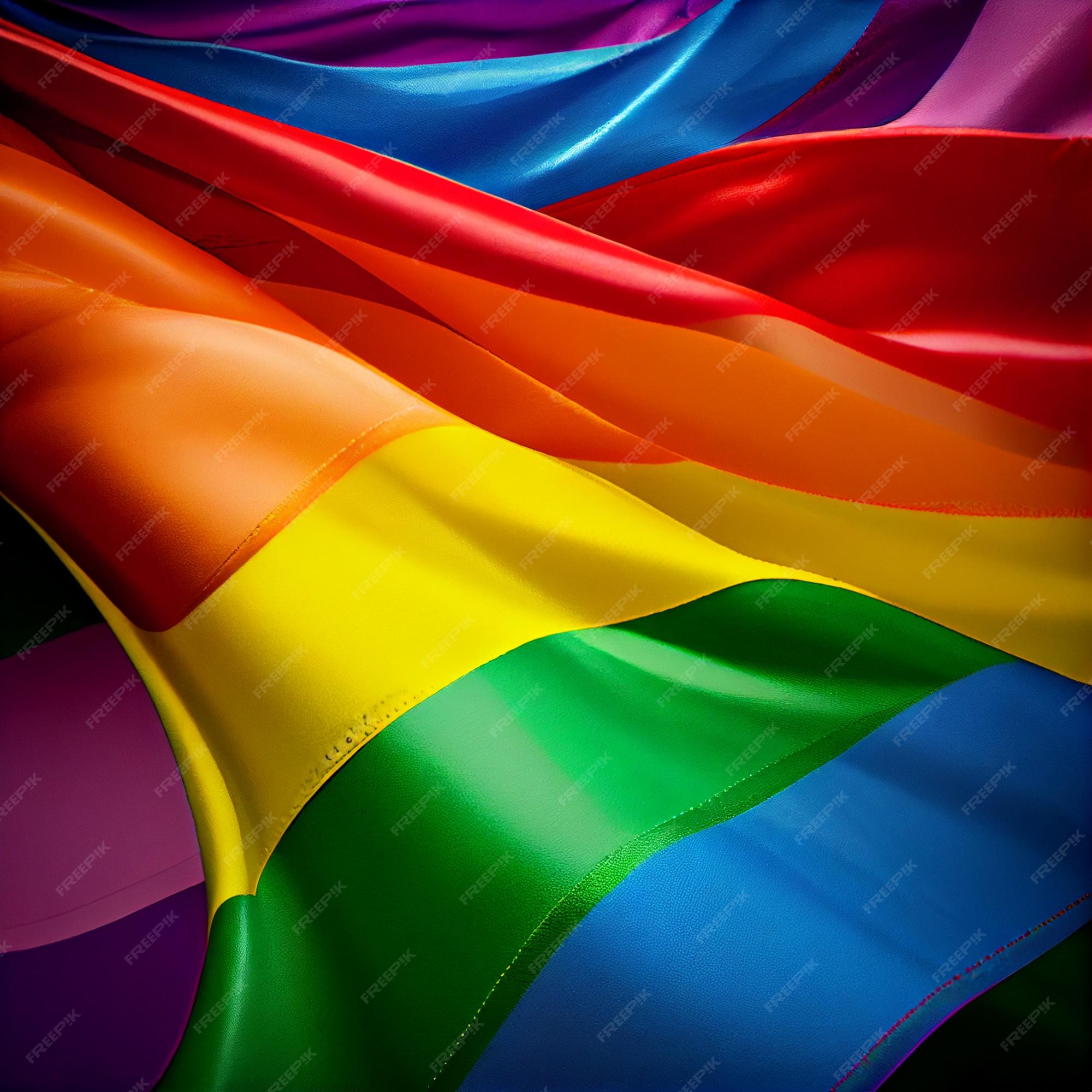 Rainbow Flag Background Wallpaper