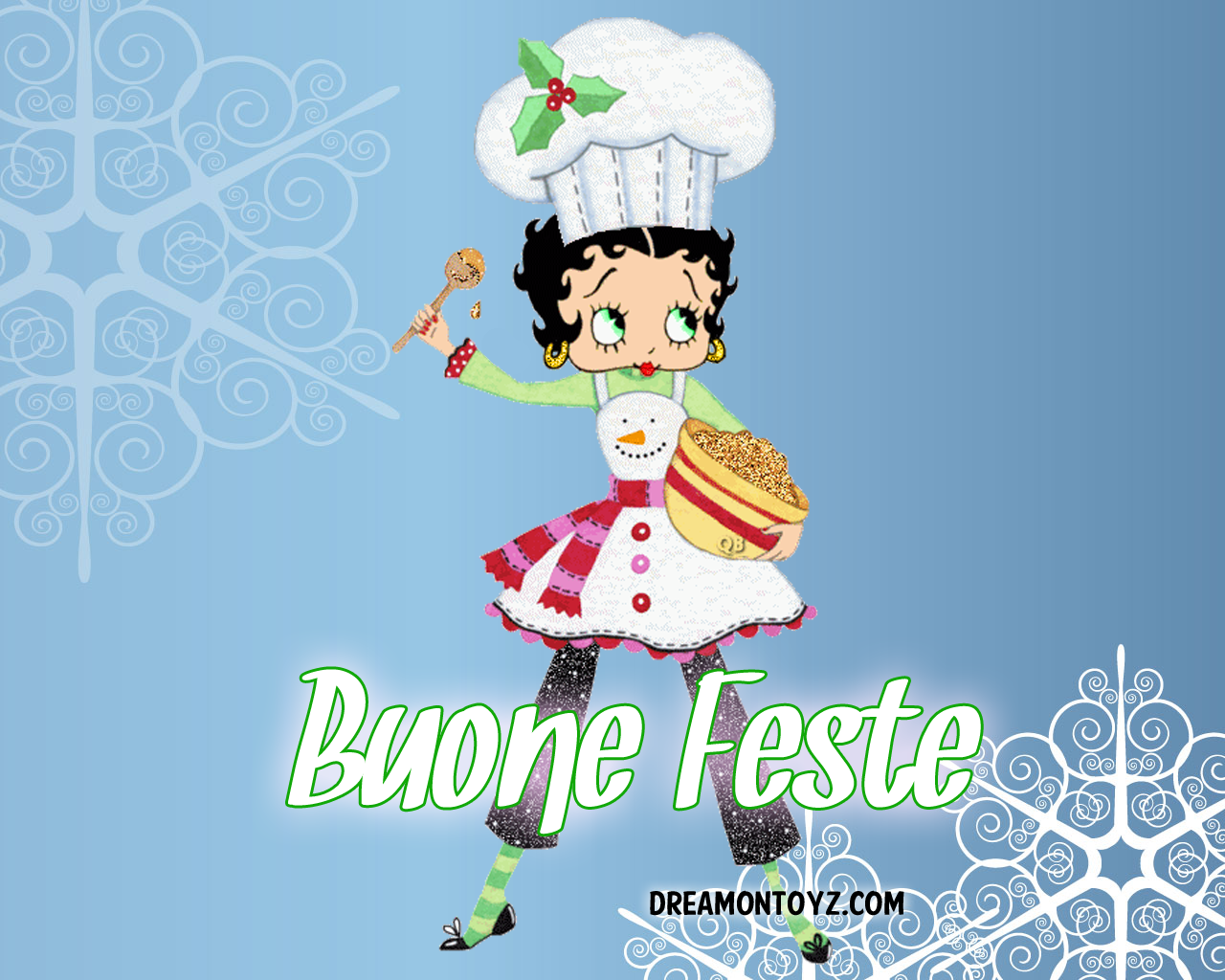 Betty Boop Pictures Archive Holiday Greetings In Italian