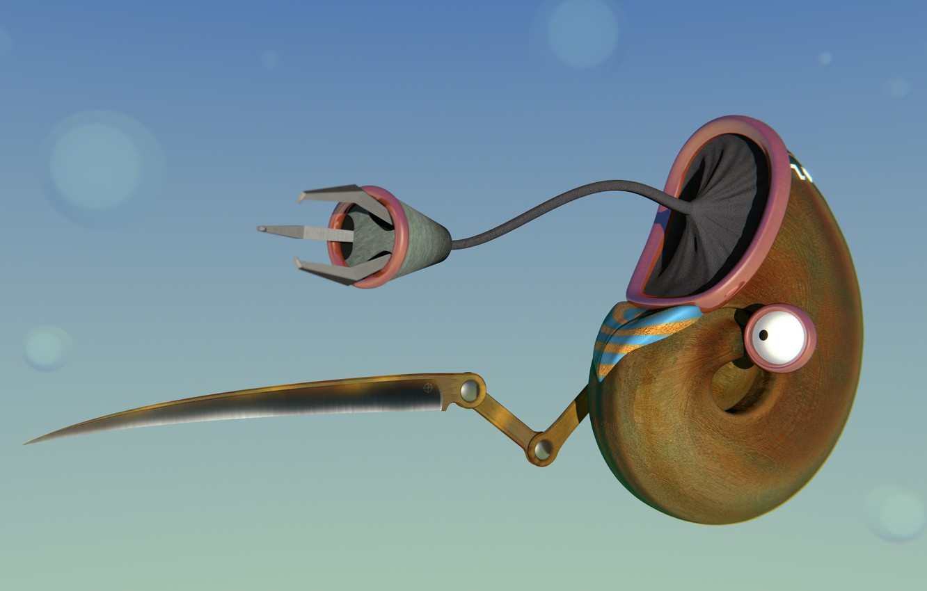 Wallpaper Joke Blender3d 3dart Nanobot Blender Render Image