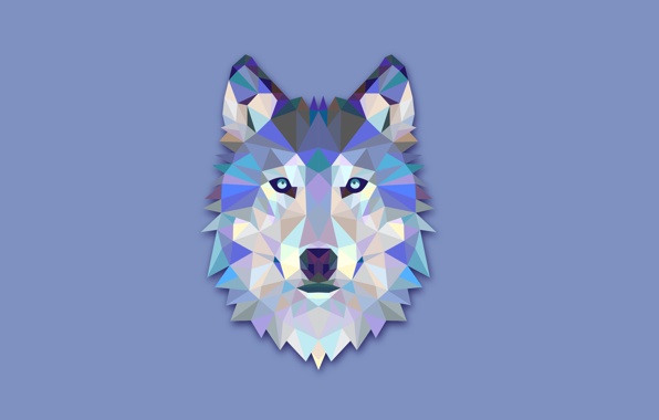 The Wolf S Head Abstraction Minimalism Light Background