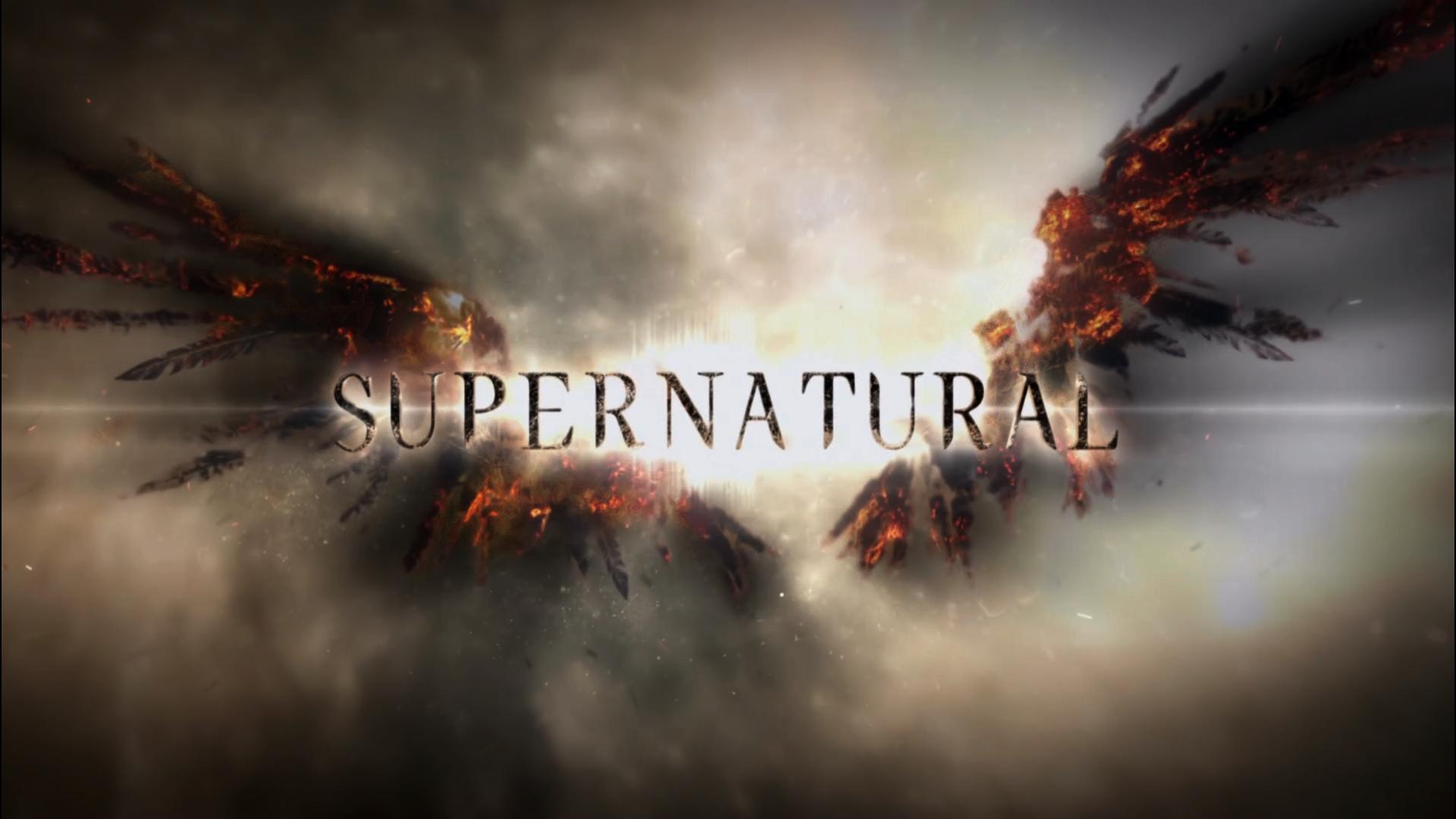 Supernatural Tv Series Logo Desktop Wallpaper