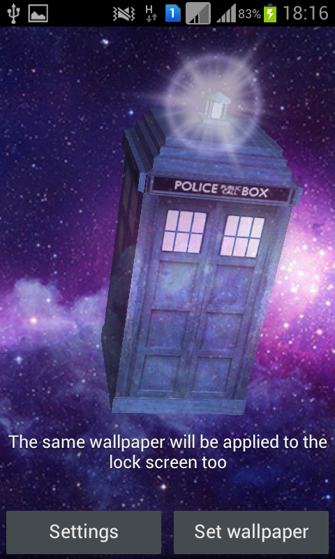 3d Live Wallpaper For Android Tardis