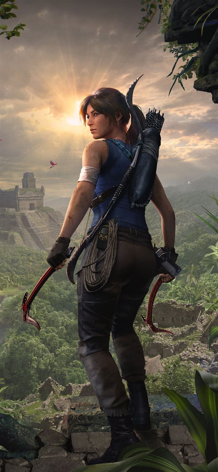 Shadow Of The Tomb Raider Lara Croft 4k iPhone Wallpaper