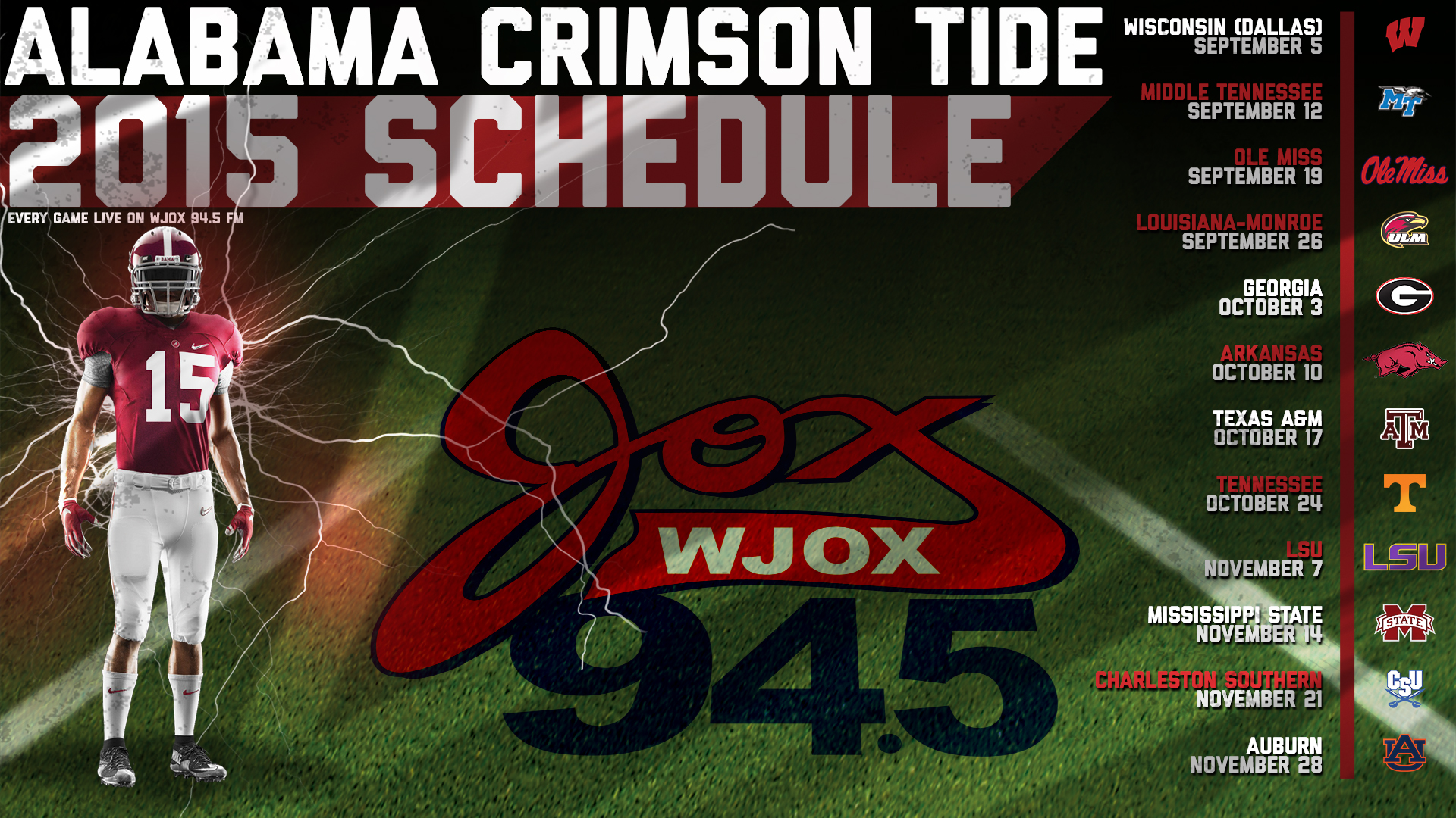 Alabama Football Downloadable 2021 Crimson Tide football schedule