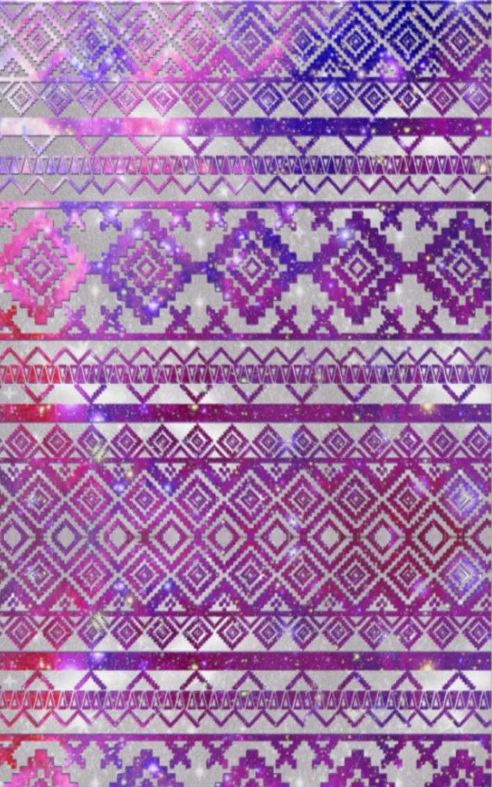 iPhone Custom Wallpaper Purple Galaxy