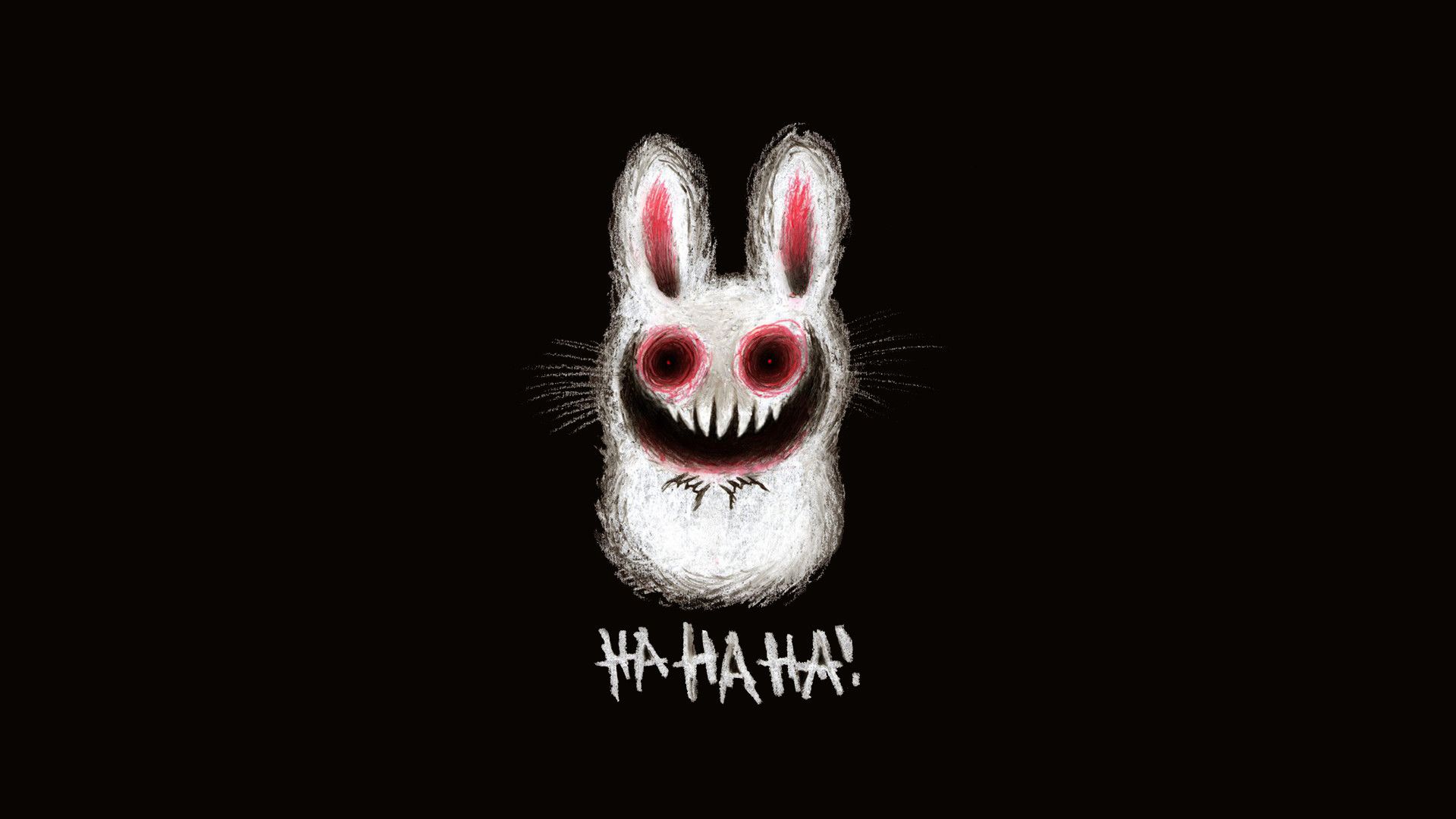 Creepy Bunny Wallpaper Cute Adorable Fluffy Scary