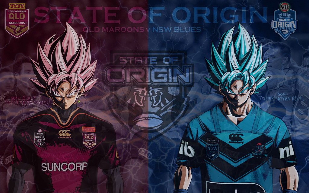 State Of Origin Goku Black Vs Jersey Wallpaper By S