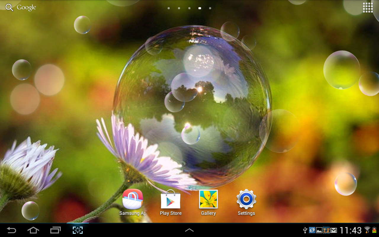 Bubbles Live Wallpaper Screenshot