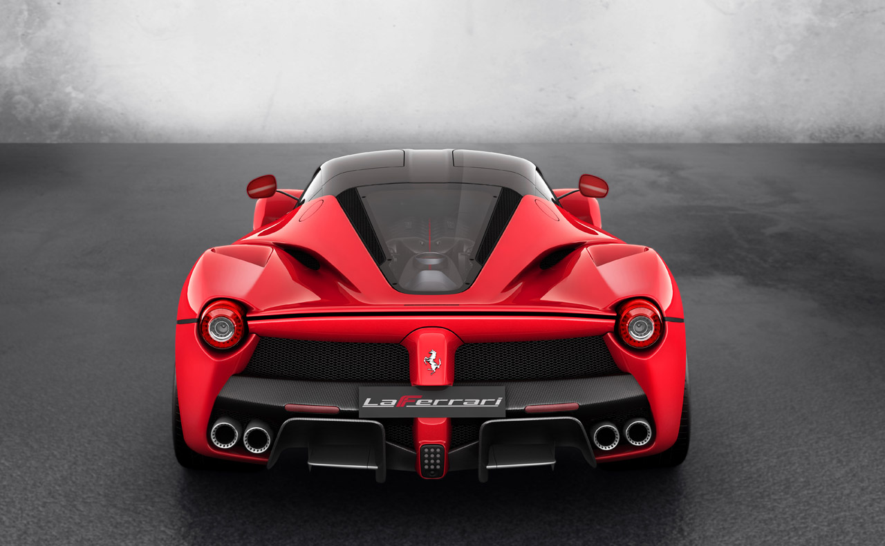 Ferrari Laferrari Rear HD Wallpaper Cars