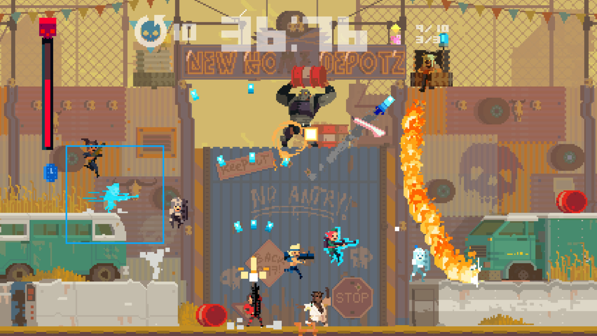 Super Time Force Ultra Promotional Art Mobygames
