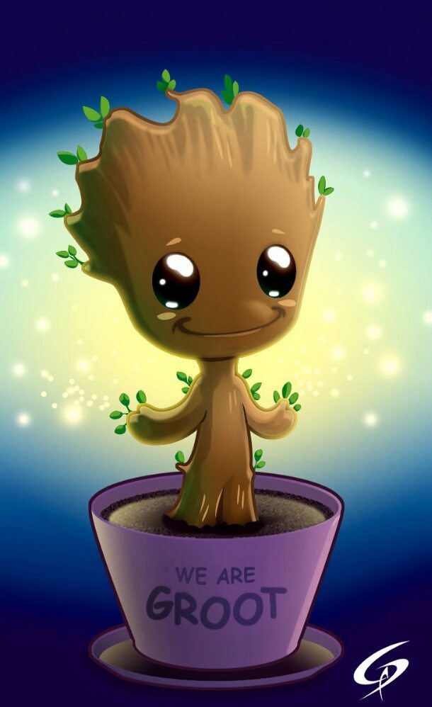 Baby Groot Says Good Morning Don T Hate The Geek