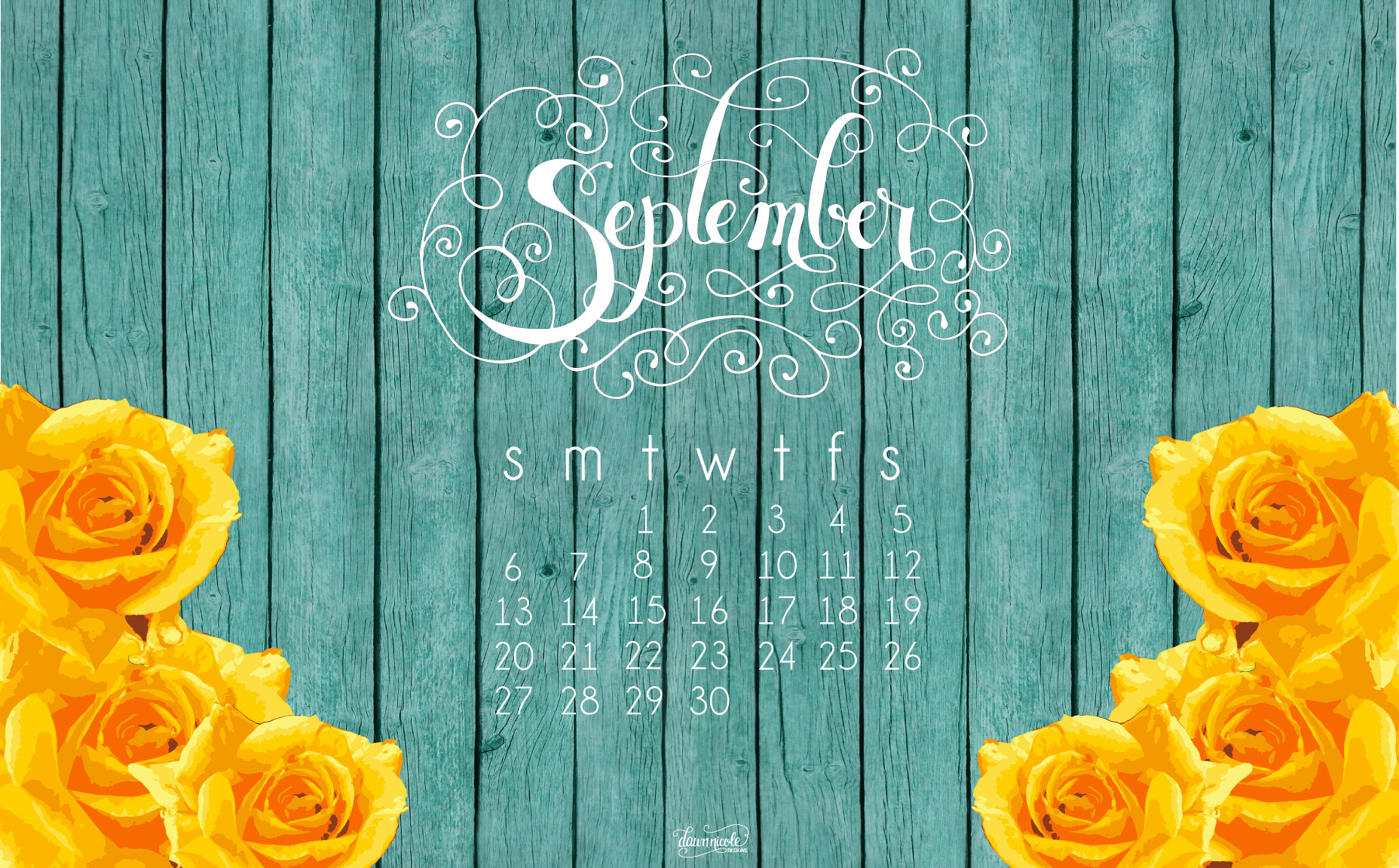 September Calendar Wallpaper