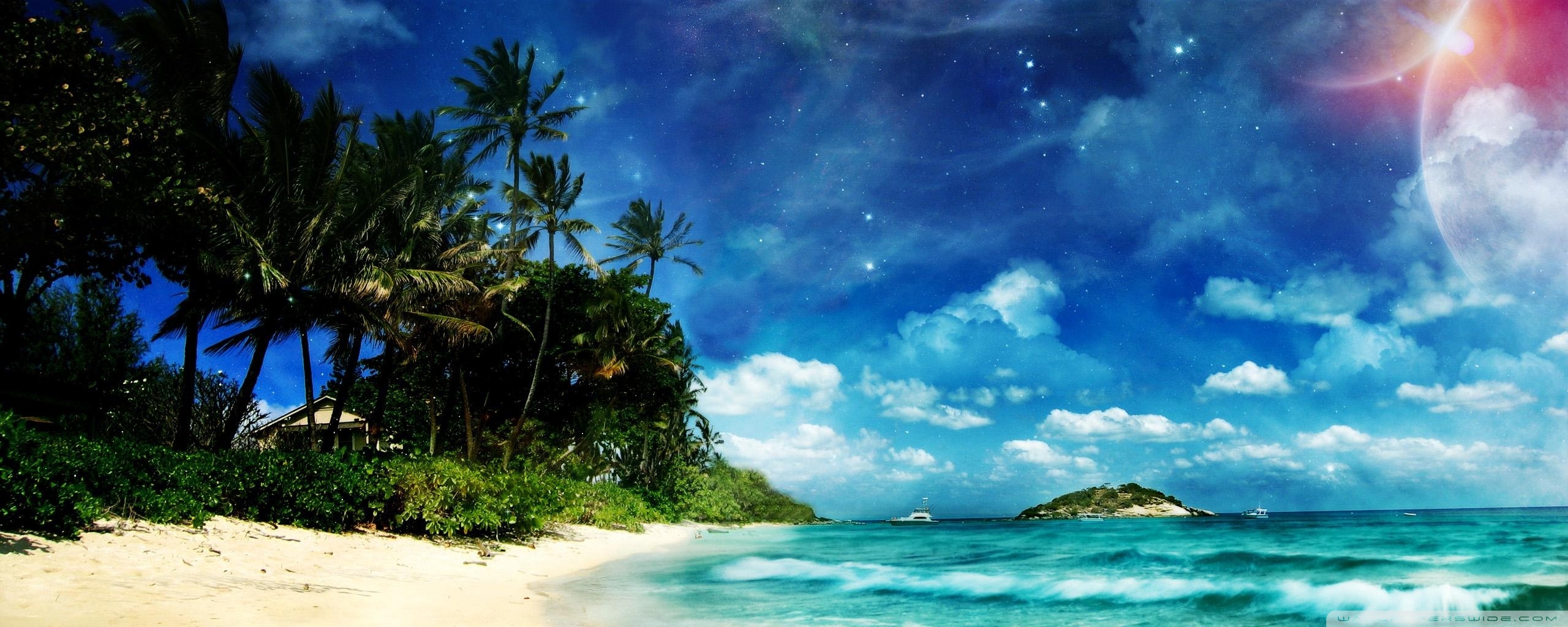 Surreal Beach Ultra HD Desktop Background Wallpaper for Multi