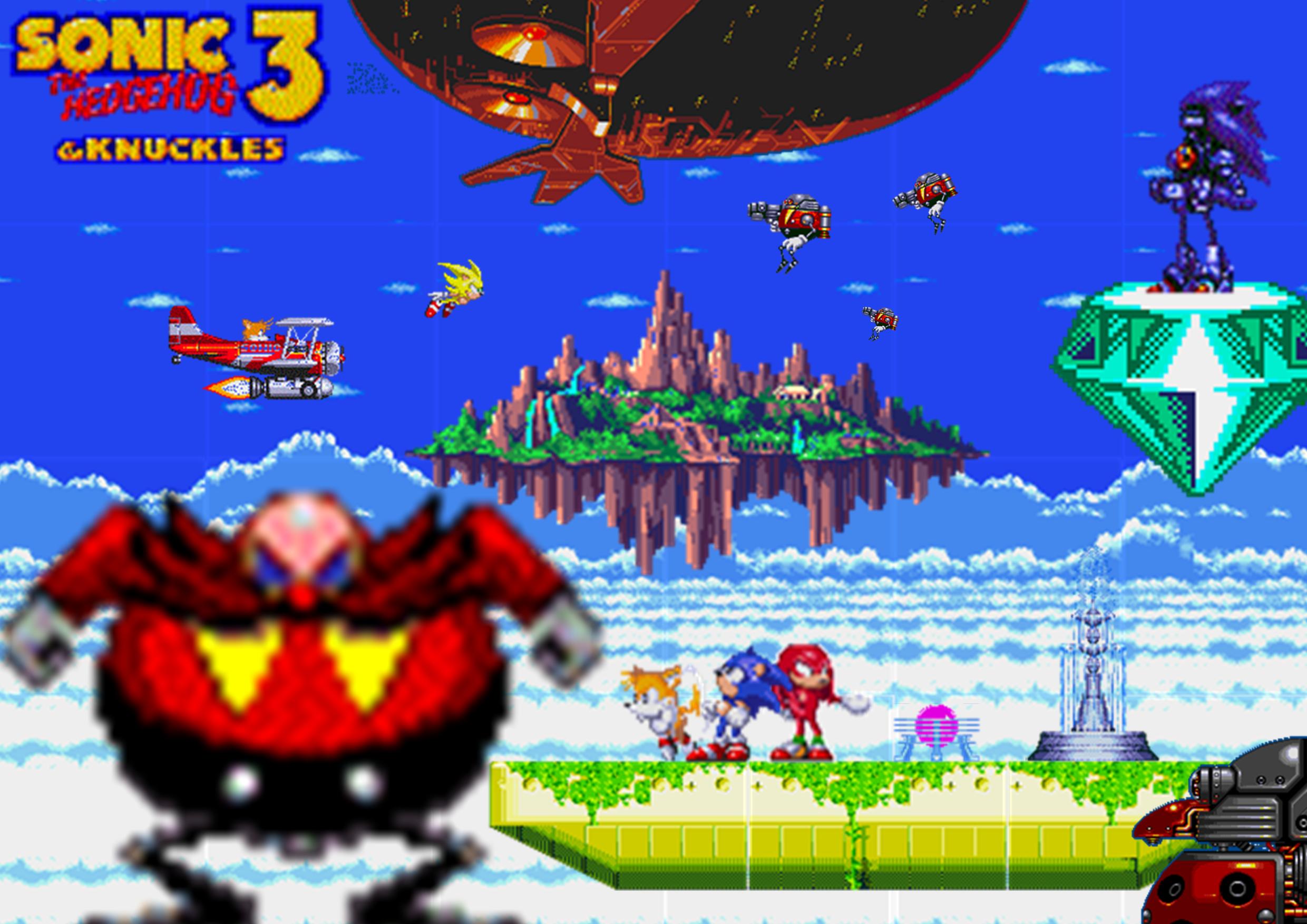 Sonic And Knuckles Wallpaper By Rove1989