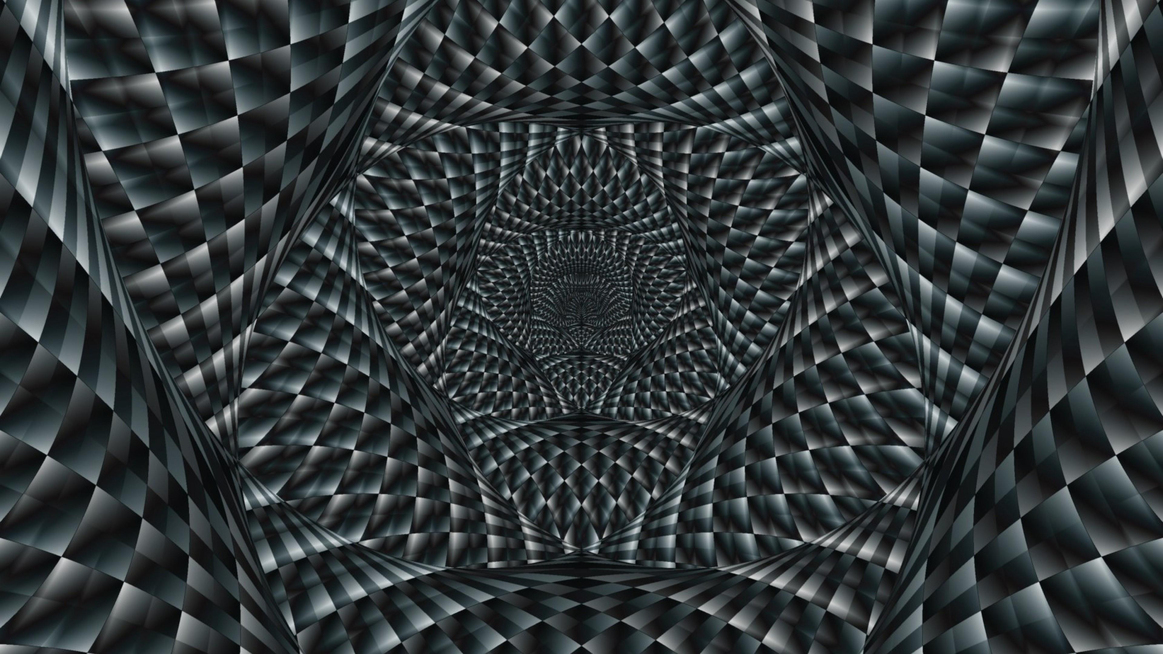 Optical Illusion 4k Wallpaper Top