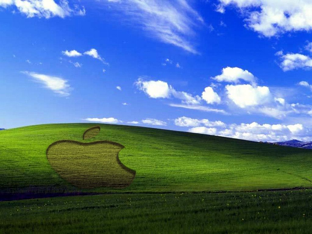 Apple Inc Wallpaper Logo On Windows Xp HD