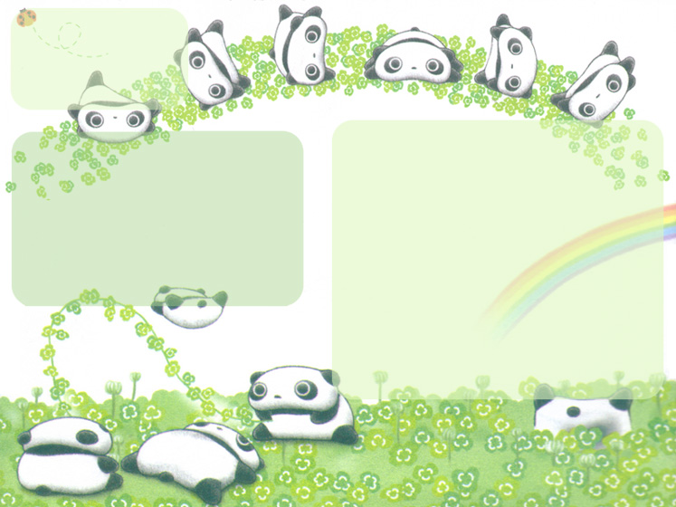 Tare Panda Rainbows And