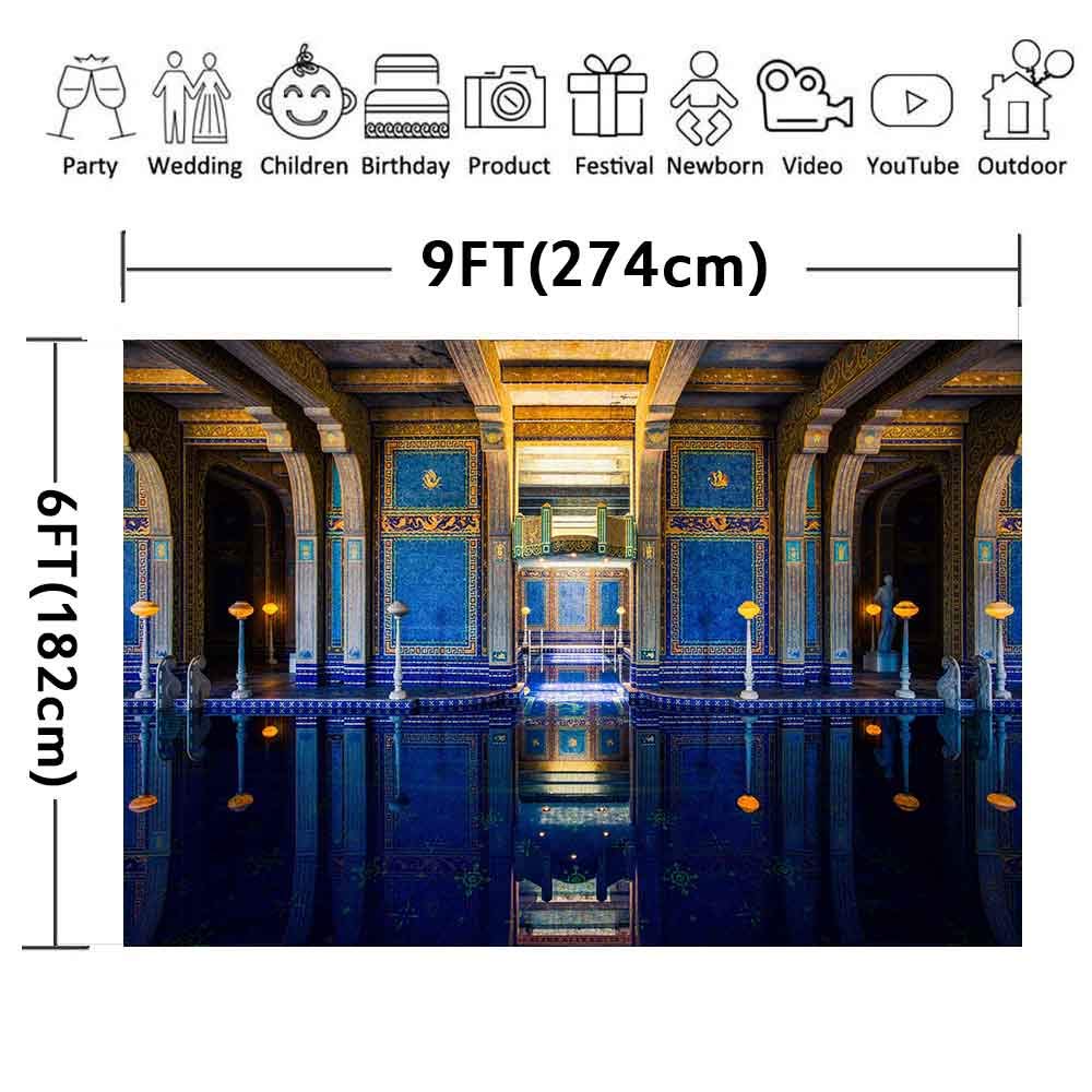 Amazon Ancient Castle Background Hearst Blue