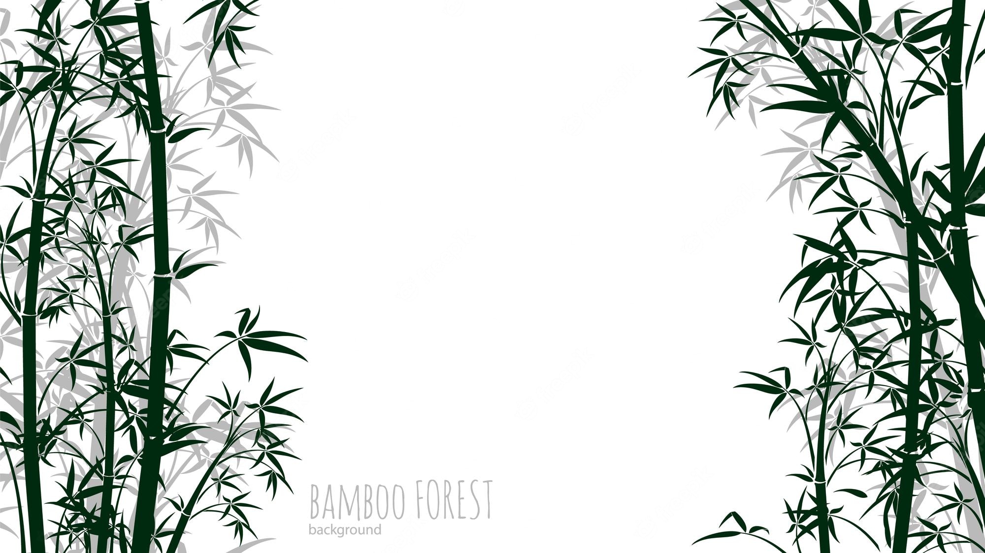 Premium Vector Bamboo Forest Background Chinese Japanese