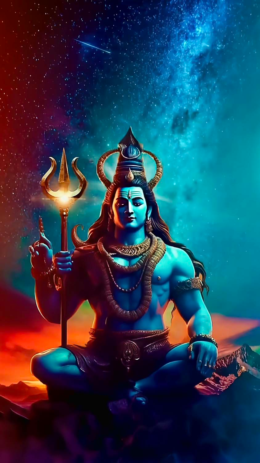 God Shiva Iphone Wallpaper 4k