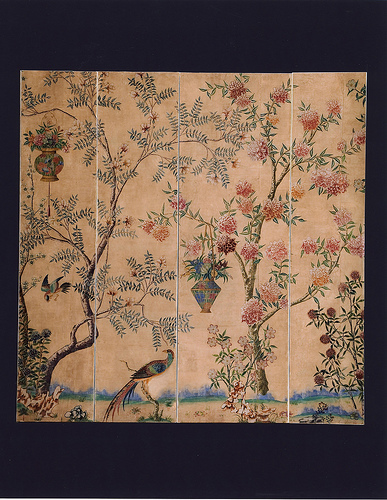 Chinese Painted Wallpaper Late 18th Century Photo Sharing