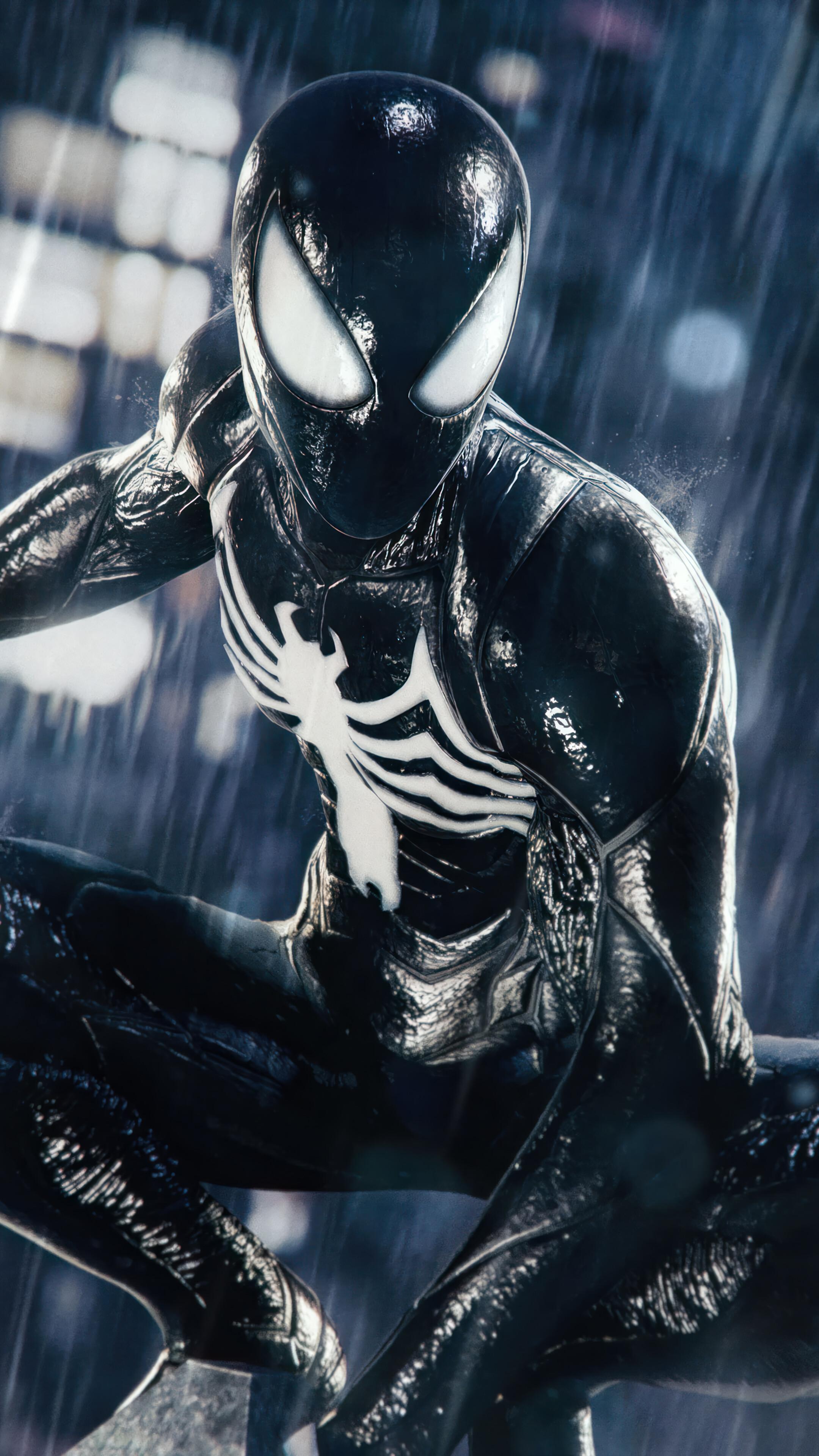 Spider Man Venom Symbiote Suit Marvel S 4k Wallpaper